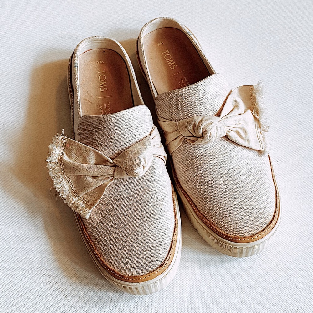 SOLD TOMS slide sneakers